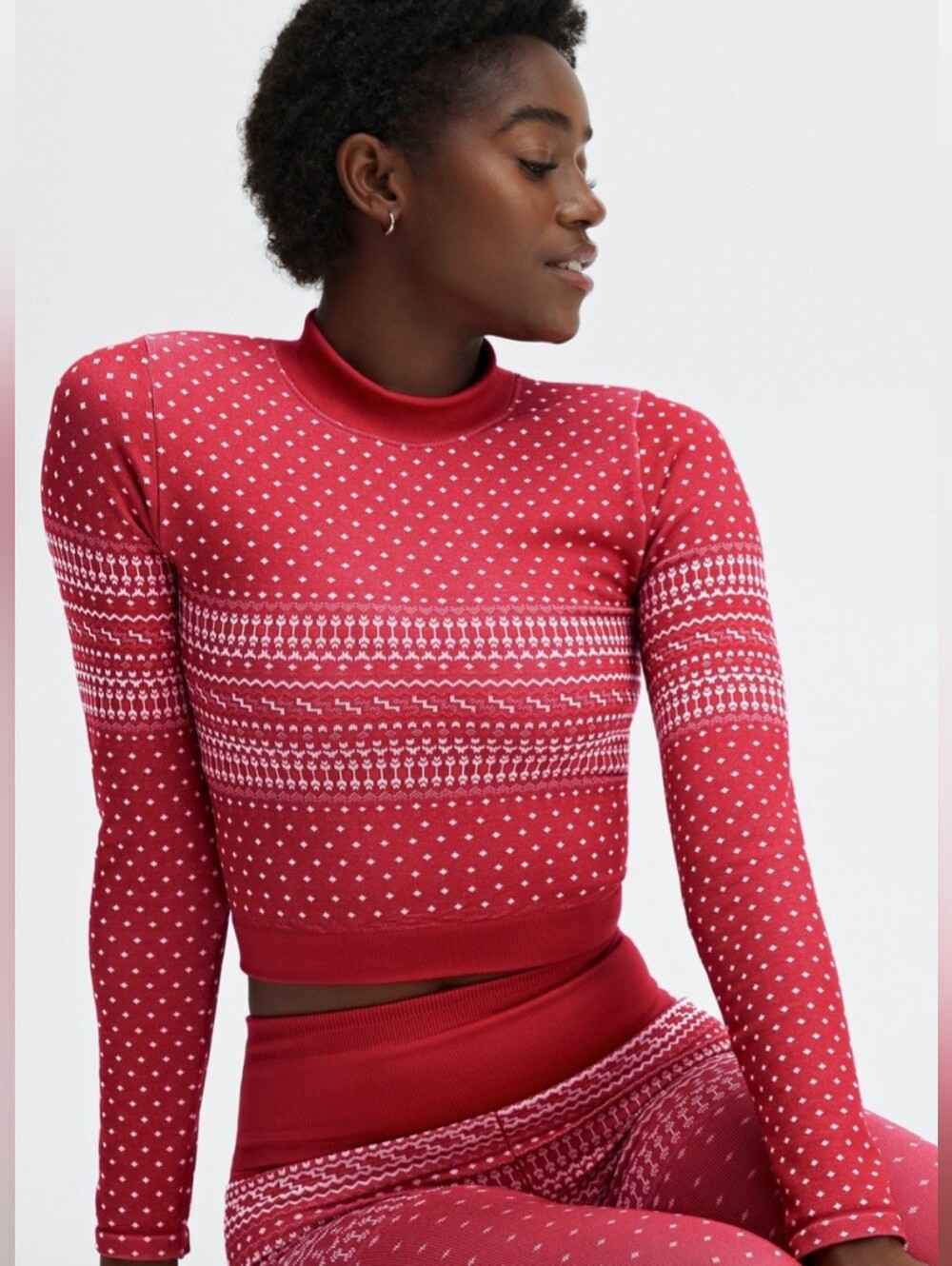 Fabletics Holly Seamless Long-Sleeve Top Size: Small